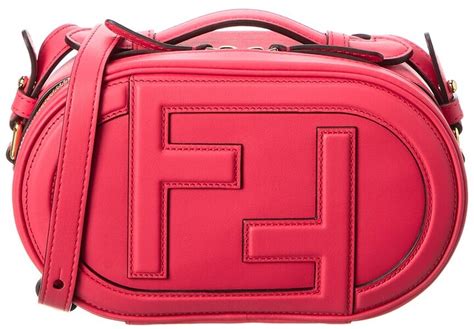 fendi o'lock mini leather camera bag|Fendi leather handbags.